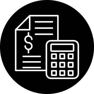 İş simgesinin vektör illüstrasyonu