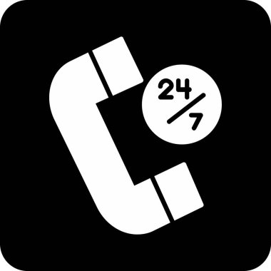 çağrı merkezi simgesi, vektör illüstrasyonu