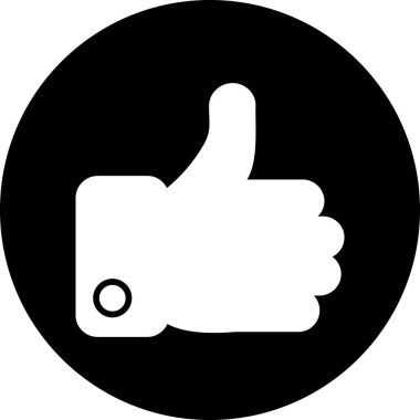 başparmak simgesi vektör illüstrasyonu