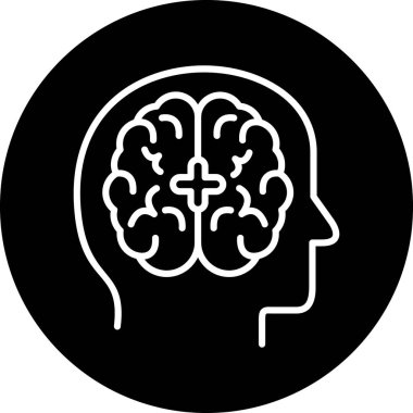 Projeniz için vektör beyin simgesi