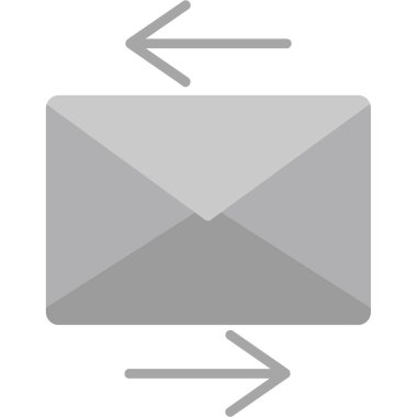 zarf e- posta simgesi vektör illüstrasyonu