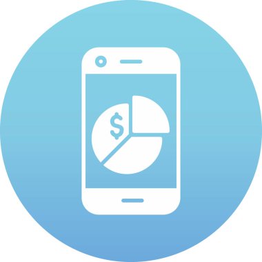 Vektör Mobil simge illüstrasyonu