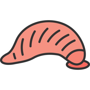 Gıda simgesinin vektör illüstrasyonu