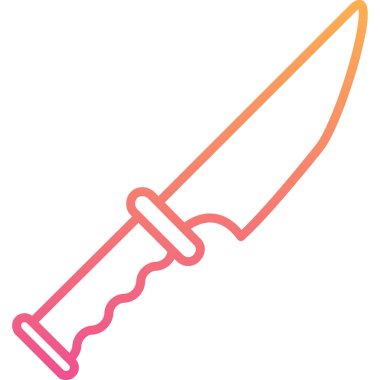 kılıç simgesi vektör illüstrasyonu