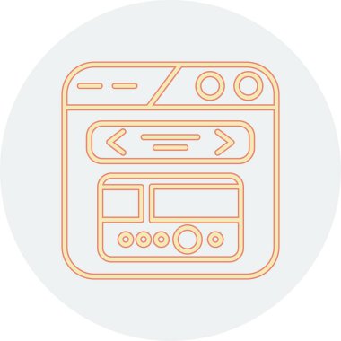 Radyo vektör simge tasarlamak