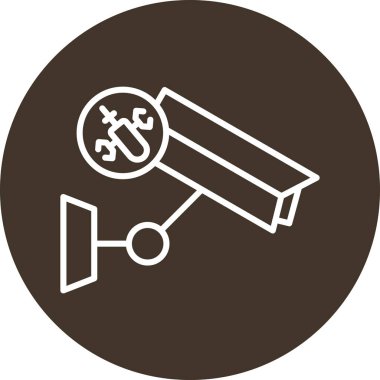 teleskop simgesi vektör illüstrasyonu