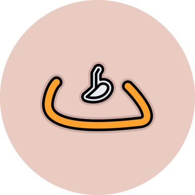 Modern b 'nin vektör illüstrasyonu eksik simgesi