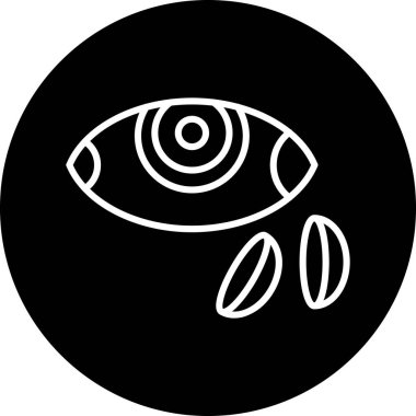 Bir balık simgesinin vektör çizimi