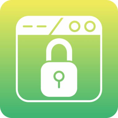 vektör güvenlik asma kilit simgesi