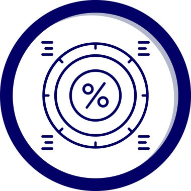 Saat simgesi vektör illüstrasyonu