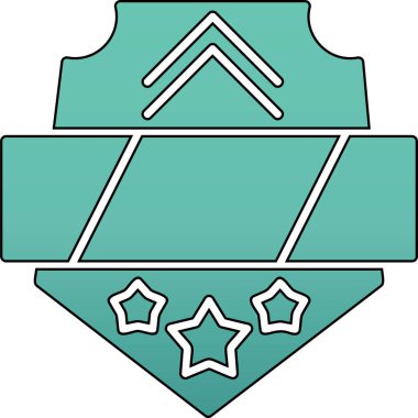 Bir yıldızın vektör illüstrasyonu