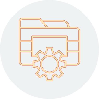 seo modern simgesinin vektör illüstrasyonu