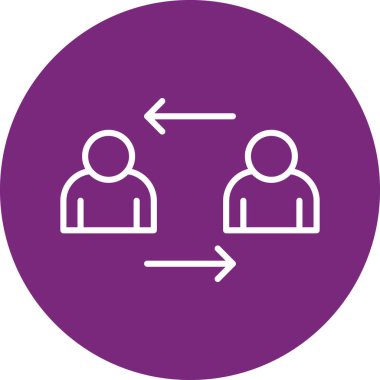 İş ve finans simgesinin vektör illüstrasyonu