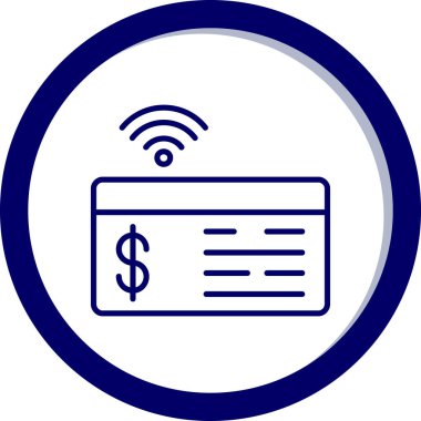 Dolar simgesi vektör illüstrasyonu