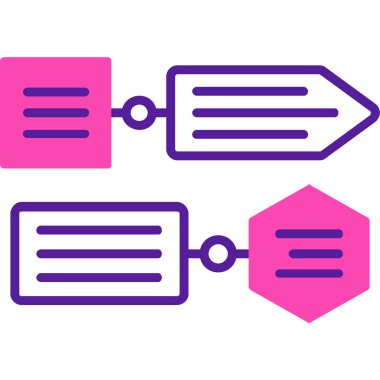 Modern simgenin vektör illüstrasyonu