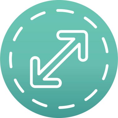 ok simgesinin vektör illüstrasyonu