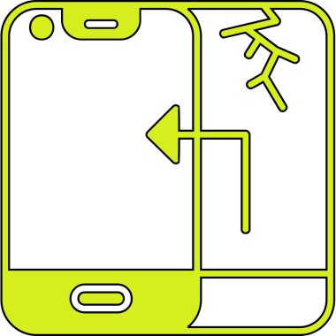 mobil uygulama vektör simgesi, illüstrasyon