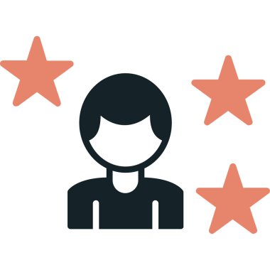 Müşteri denetleme vektör simgesi