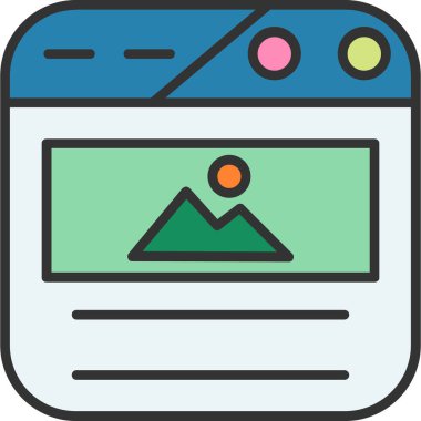 mobil simge vektör illüstrasyonu