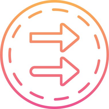 Ok simgesi simgesi tasarımı