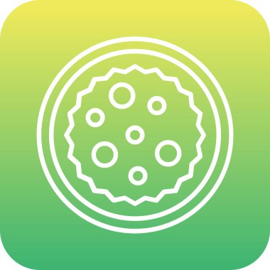 Eşsiz limon dilimi vektör simgesi