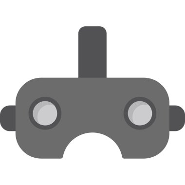 oyun düz ikon vektör çizimi