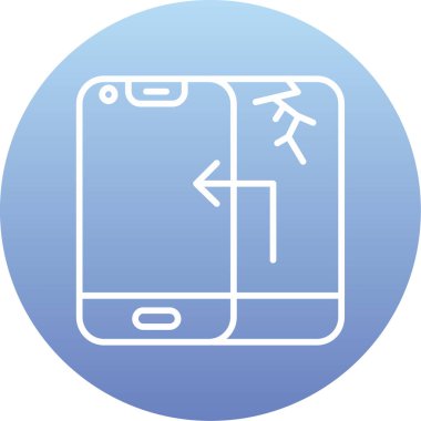 mobil simge vektör illüstrasyonu