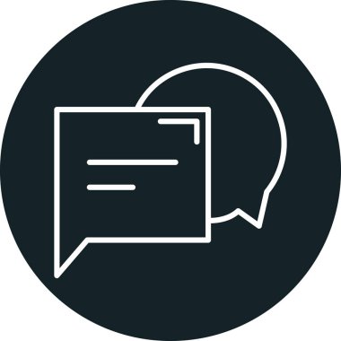 modada izole edilmiş arkaplan biçiminde ileti simgesi