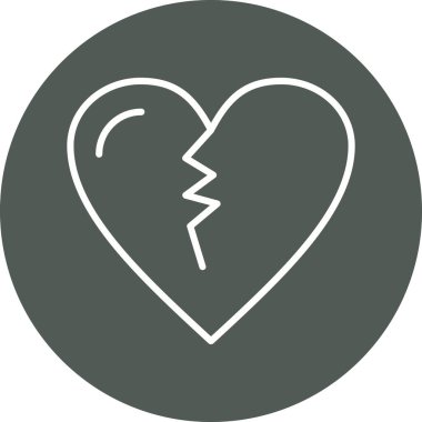 kalp simgesi, vektör illüstrasyonu