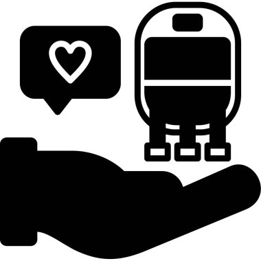 kalp simgesi, illüstrasyon vektörü