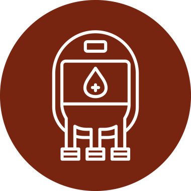 Gaz b simgesinin vektör çizimi