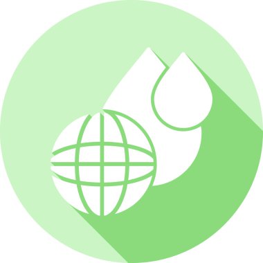 Düz şekilli toprak ikonu