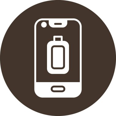 Telefon simgesinin vektör illüstrasyonu