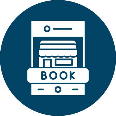 Kitap, web simgesi. vektör illüstrasyonu