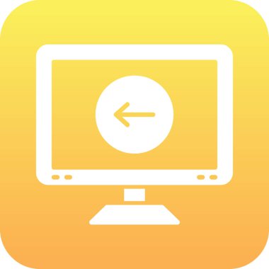 bilgisayar vektör simgesi modern illüstrasyon