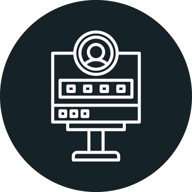 seo modern simgesinin vektör illüstrasyonu