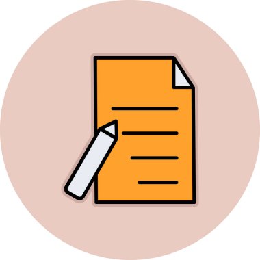 dosya belgesi vektör illüstrasyonu