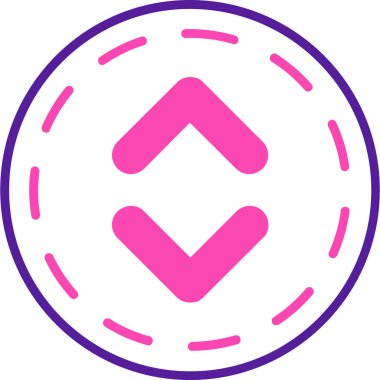 Tek bir izole edilmiş simgenin vektör illüstrasyonu