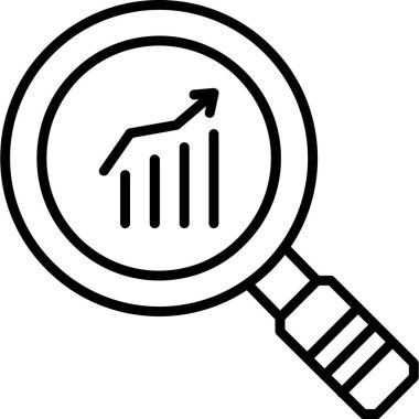 Grafik grafik vektör simgesi