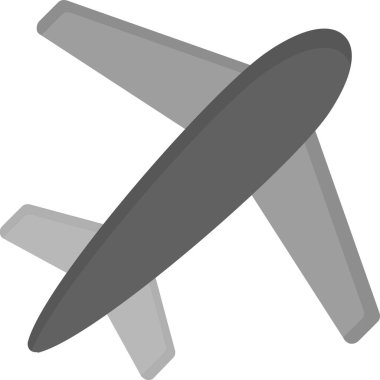 Uçak. Web simgesi basit tasarım