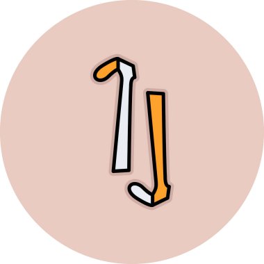 1 numaralı karikatürün vektör çizimi