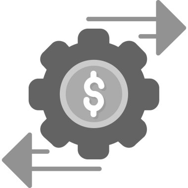 Mali Ayarlar vektör simgesi