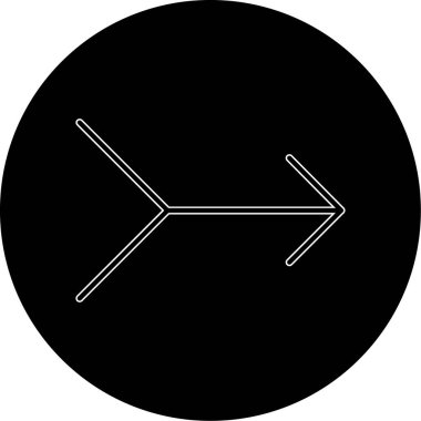 yön ikonu vektör illüstrasyonu