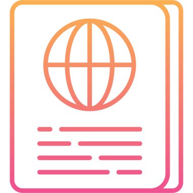 Vektör belgesi Simge illüstrasyonu