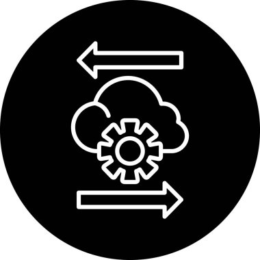 seo modern simgesinin vektör illüstrasyonu