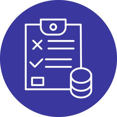 Belge. Web simgesi basit illüstrasyon