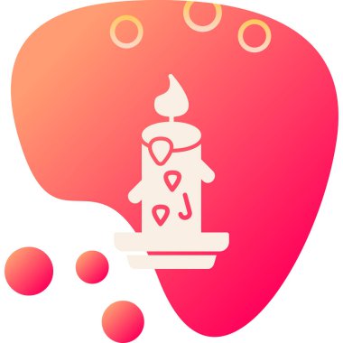 Beyin kalp simgesi düz stil