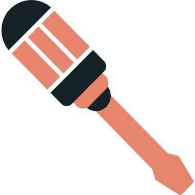 Mikrofon simgesinin vektör illüstrasyonu