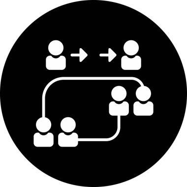 İş simgesi vektörü. düz tasarım illüstrasyon.