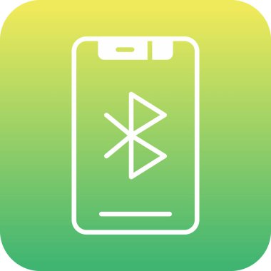 Kişisel ve ticari kullanım için vektör bluetooth simgesi.